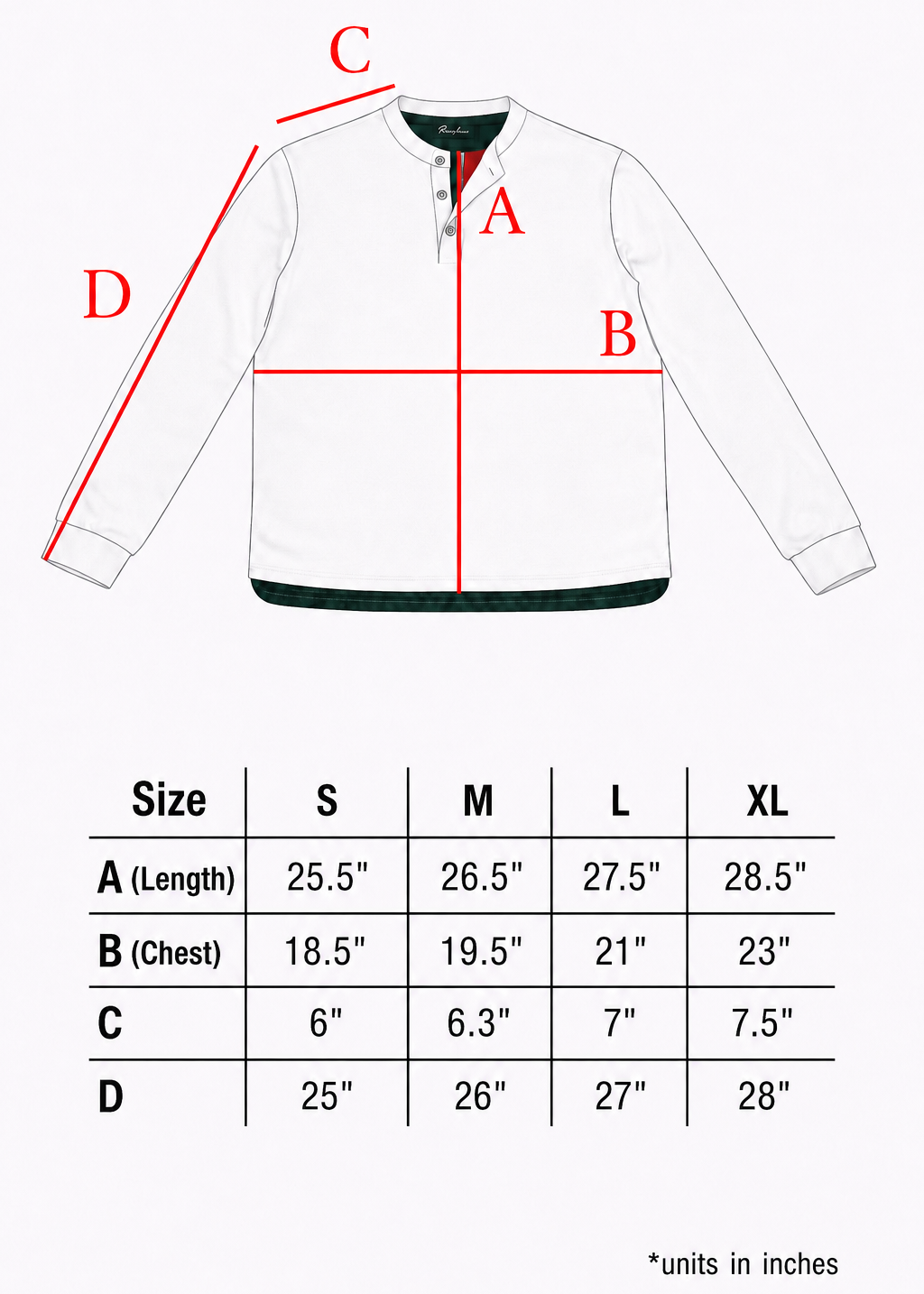 Kalm & Khaos Longsleeve Henleys