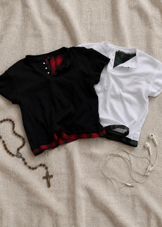 Kalm and Khaos Shortsleeve Henleys