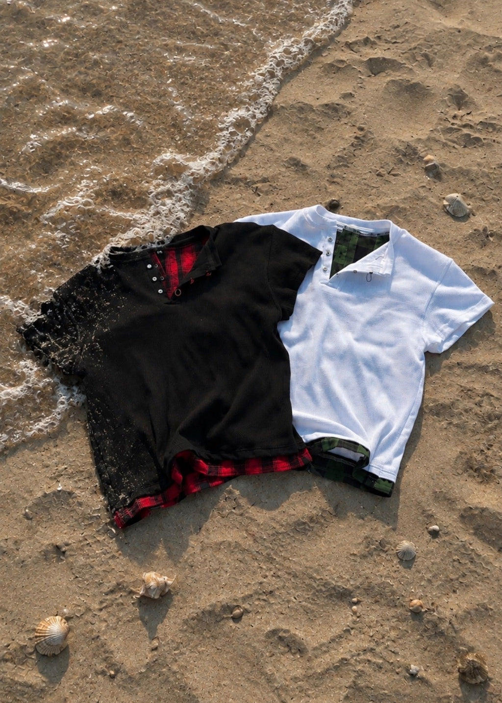 Kalm and Khaos Shortsleeve Henleys