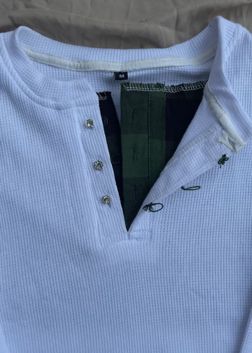 Kalm and Khaos Shortsleeve Henleys